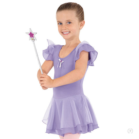 Child Ruffle Sleeve Dance Dress