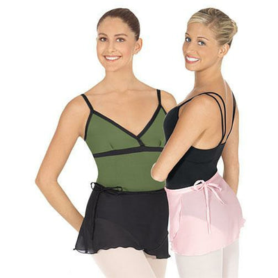 Adult Chiffon Mini Wrap Skirt - Black