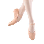 Adult Dansoft Leather Full Sole Ballet Shoes - Pink