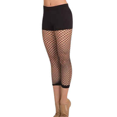 Adult TotalStretch Crop Fishnet Tights