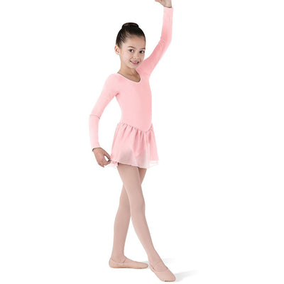Child Basic Long Sleeve Dance Dress