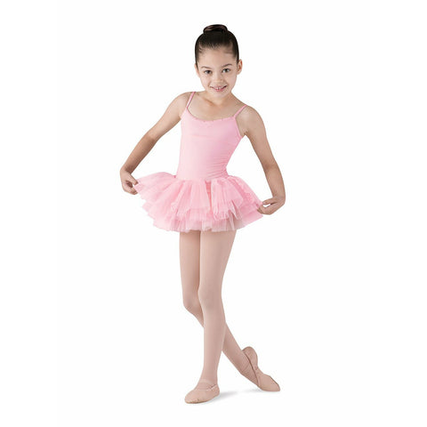 Child Rosette Camisole Tutu Dance Dress
